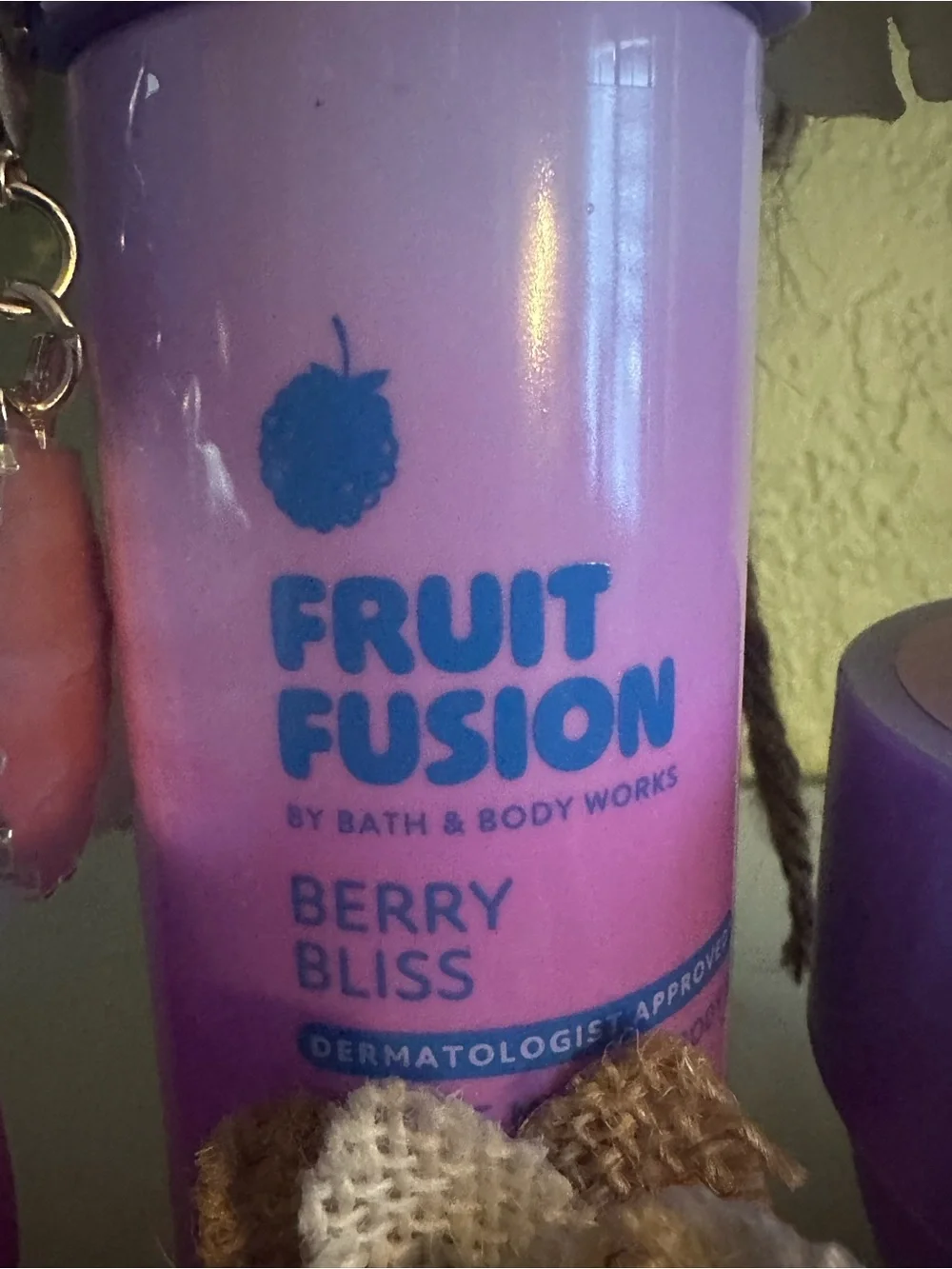 Bath & Body Works Fruit Fusion Berry Bliss Body Care Set - Lavender & Pink